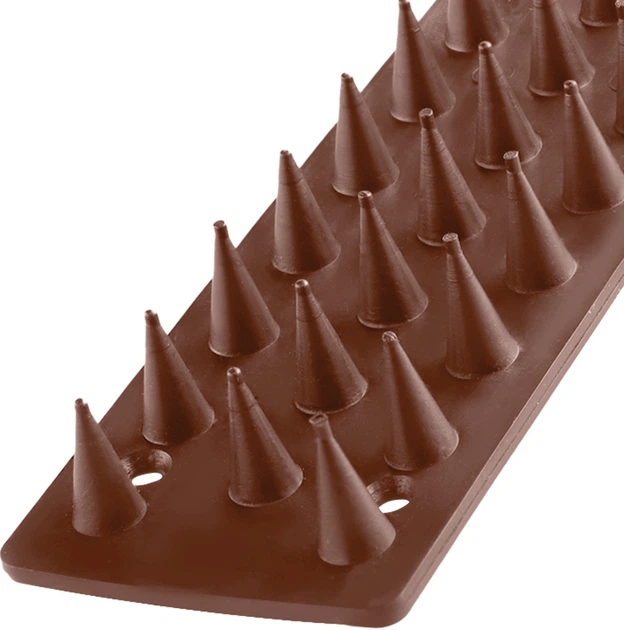 Шипи для відлякування птахів Kadax Tosta 30 шт Коричневі (К4480) - зображення 2