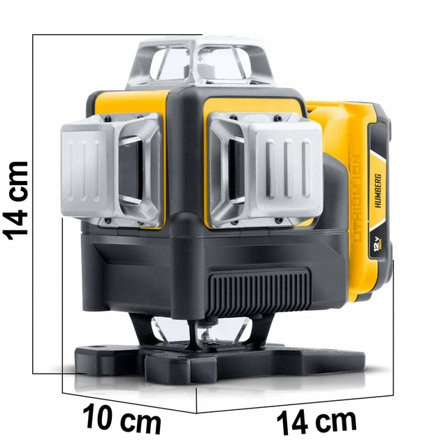 Лазерний рівень Humberg 517100 HM-171 в валізі + штатив (5903890624798) - зображення 3