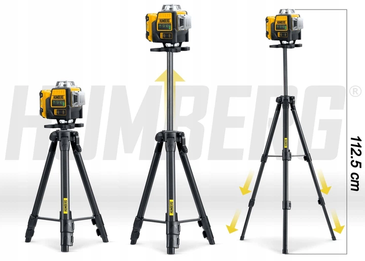 Лазерний рівень Humberg 517100 HM-171 в валізі + штатив (5903890624798) - зображення 5