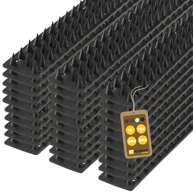 Шипи для відлякування птахів Kadax Tosta 30 шт Чорні (K4472) - зображення 2