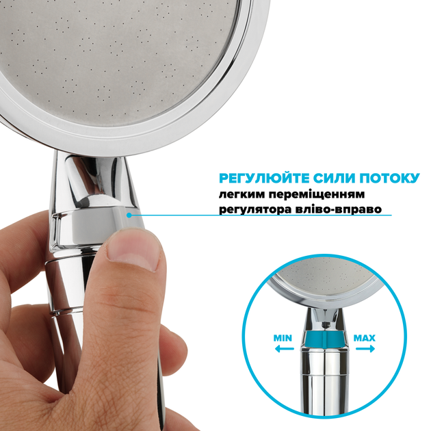 Фильтрующая душевая лейка DROP SPA1F-NANO100F с NANO SPA потоком и фильтром - изображение 6