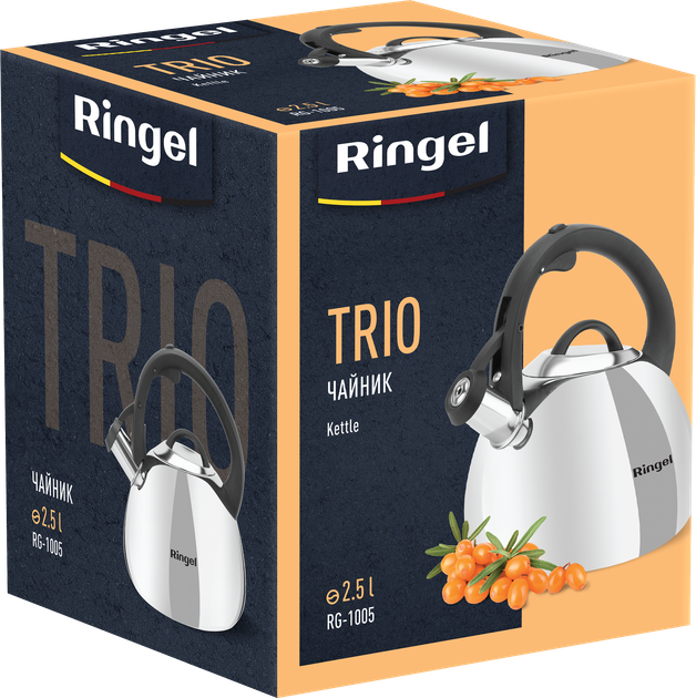 Чайник RINGEL Trio 2.5 л (RG-1005) - Фото 3 Чайник RINGEL Trio 2.5 л (RG-1005) - изображение 3