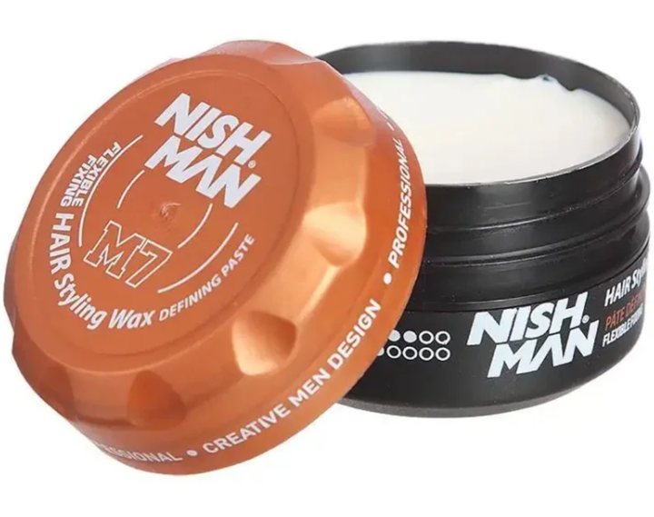 Паста матова для укладання волосся Nishman Matte Hair Pastе М7 100 мл - Фото 2 Паста матова для укладання волосся Nishman Matte Hair Pastе М7 100 мл - изображение 2