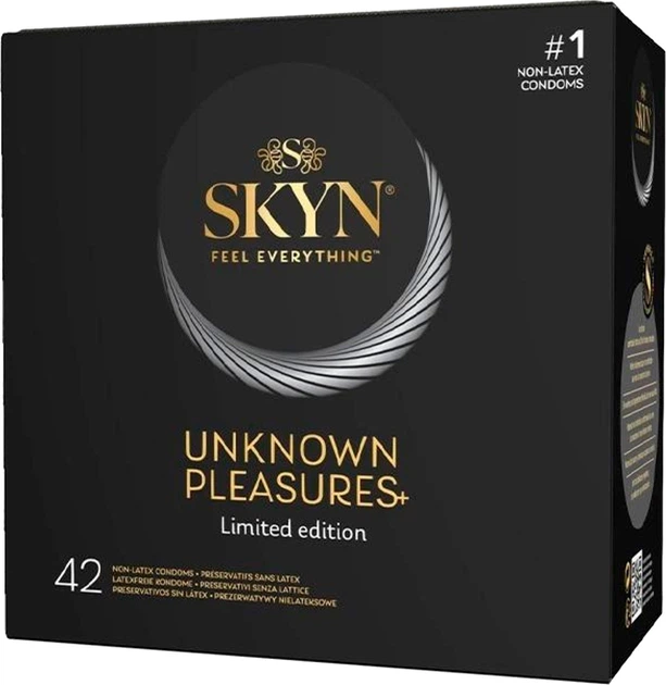 Презервативи Skyn Unknown Pleasures Безлатексні Асорті 42 шт (501183076084) - Фото 1 Презервативи Skyn Unknown Pleasures Безлатексні Асорті 42 шт (501183076084) - зображення 1