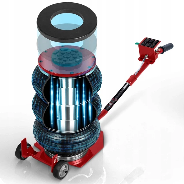 Podnośnik samochodowy Humberg 538201 HM-382 pneumatyczny 3.5 t (5903890629847) - obraz 4