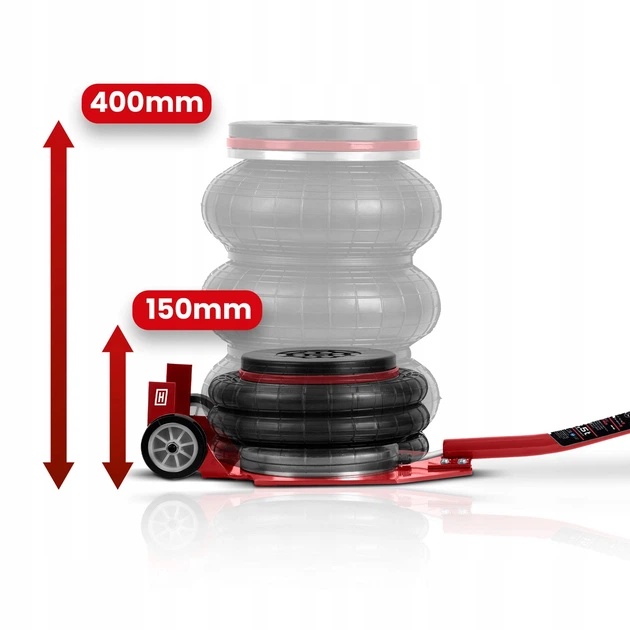 Podnośnik samochodowy Humberg 538201 HM-382 pneumatyczny 3.5 t (5903890629847) - obraz 5