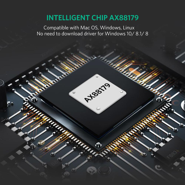 Мережевий адаптер Ugreen US236 USB-C Gigabit Ethernet Adapter (50307) [83255] - зображення 4