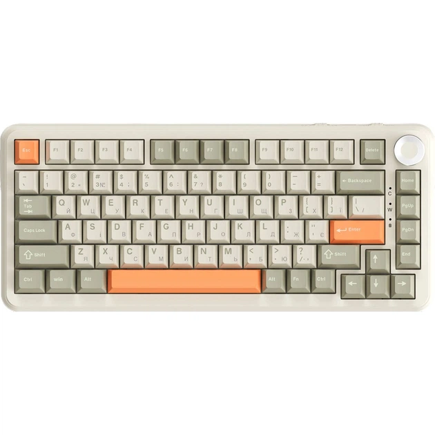 アルギヤ　クラマ Клавиатура Ajazz AK820 MAX Flying Fish Switch Retro Colour