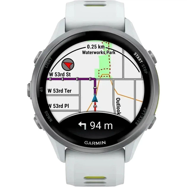 Смарт-часы Garmin Forerunner 970 Titanium with Whitestone Case and Whitestone/Translucent Amp Yellow Band (010-02969-11) [142390] - изображение 8