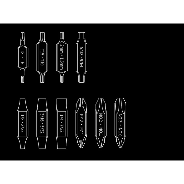 Набор бит для отверток NexTool Flagship Captain и Pocket tool (NE20296) [144329] - изображение 6