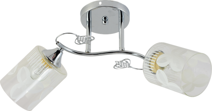 Люстра декоративна INTEREES IS XA1320/2 Chrome на 2 плафонів - Фото 2 Люстра декоративна INTEREES IS XA1320/2 Chrome на 2 плафонів - зображення 2