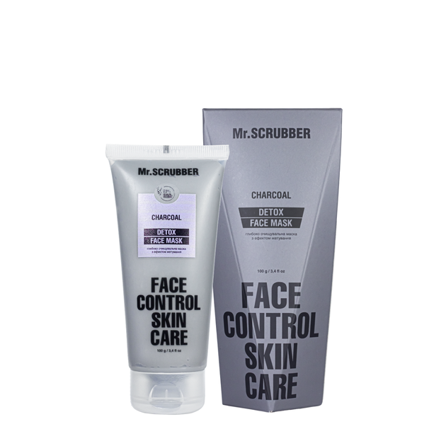 Глубоко очищающая матирующая маска для жирной кожи Mr.SCRUBBERDetox Face Control с глиной 100 мл - изображение 8