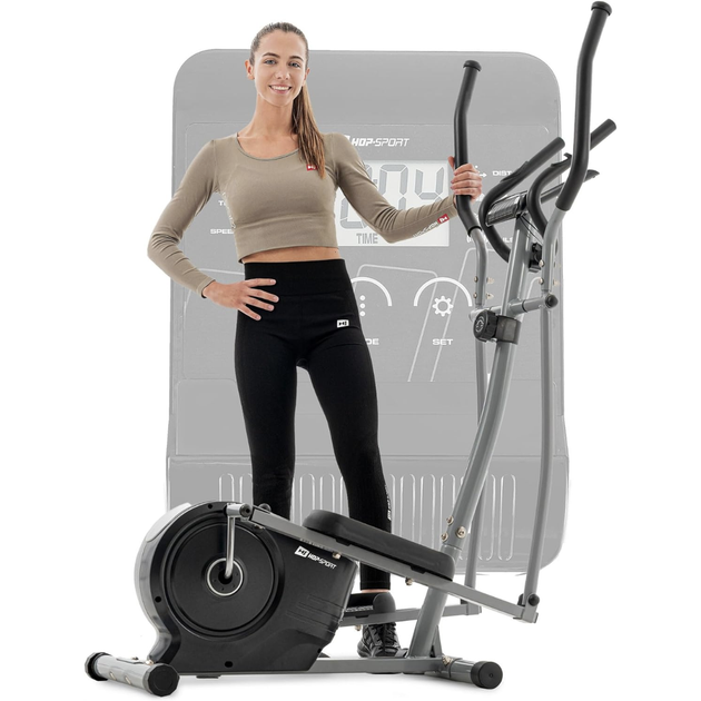 Орбитрек магнитный Hop-Sport HS-2050C Cosmo Silver до 100 кг (Шаг 30 см) - изображение 10