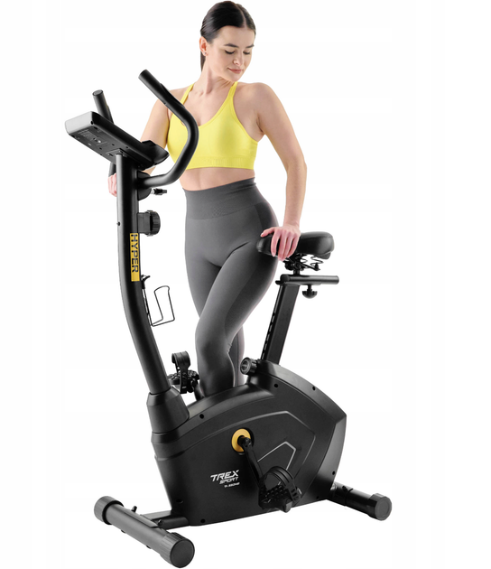 Велотренажер магнітний Trex Sport TX-550MB HYPER до 120 кг маховик 7 кг чорний - зображення 2