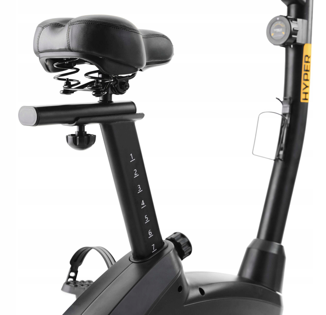 Велотренажер магнітний Trex Sport TX-550MB HYPER до 120 кг маховик 7 кг чорний - зображення 9