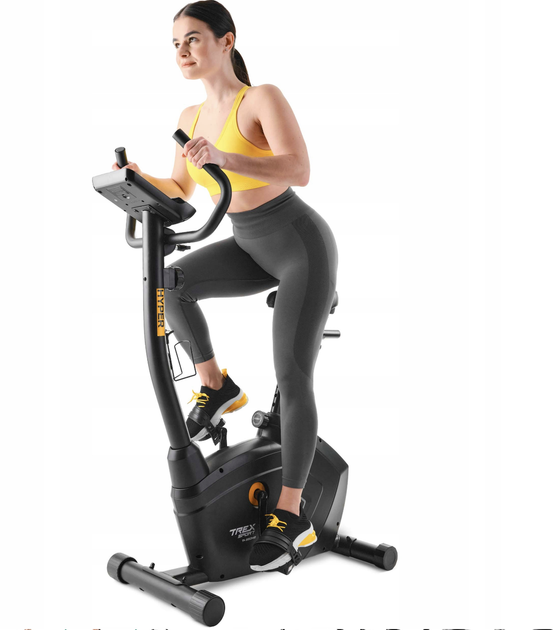 Велотренажер магнітний Trex Sport TX-550MB HYPER до 120 кг маховик 7 кг чорний - зображення 11