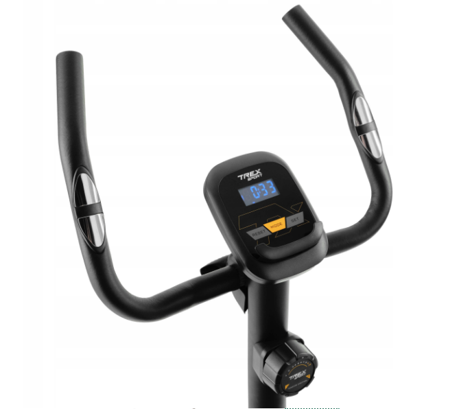 Велотренажер магнитный Trex Sport TX-450MB FLEXO до 120 кг маховик 6 кг серый - изображение 3