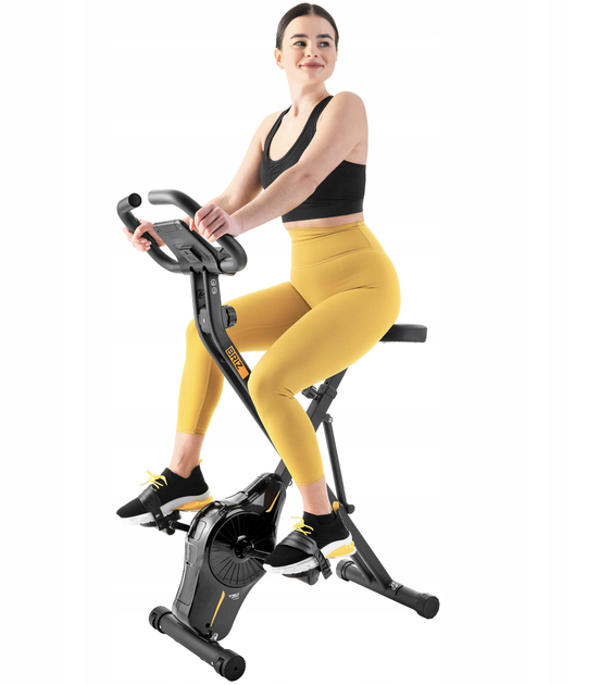 Велотренажер Trex Sport TX-340XB BRIZ черный. Магнитный, 8 уровней, складной, до 100 кг, для дома, фитнеса, реабилитации - изображение 11