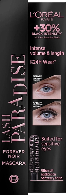 Тушь для ресниц L'Oreal Paris Lash Paradise Forever Noir Mascara 6,4 мл (30161443) - изображение 2