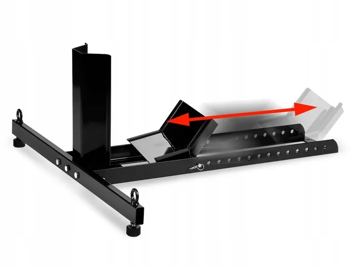 Stojak motocyklowy Humberg 4703 MT3 pod przednie koło Czarny (5903890600785) - obraz 3