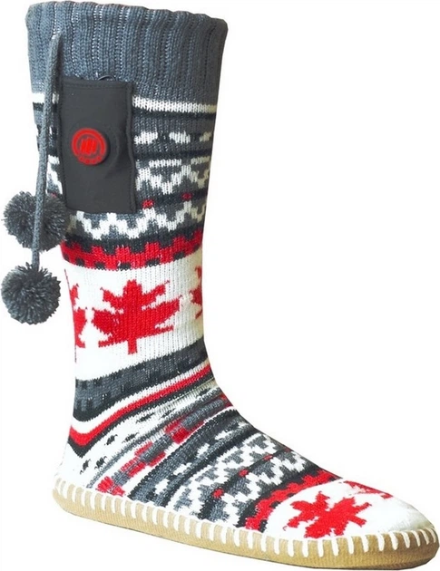 Ogrzewane kapcie ze skarpetkami Glovii rozmiar 36-43 (GOBM) - obraz 3