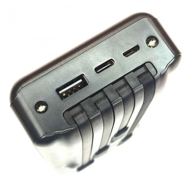 Зовнішній акумулятор Повербанк power bank Solar Charger USB портативна зарядна батарея із сонячною батареєю і ліхтариком 20 000 mah - Фото 5 Зовнішній акумулятор Повербанк power bank Solar Charger USB портативна зарядна батарея із сонячною батареєю і ліхтариком 20 000 mah - зображення 5