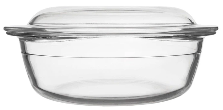 Naczynie Orion żaroodporne szklane z pokrywką Przezroczyste 24 x 20 x 10 cm 1.5 l (8592381191580) - obraz 2