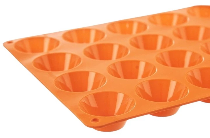 Forma do muffinek Orion Sillinie silikonowa Pomarańczowa (8592381178574) - obraz 2