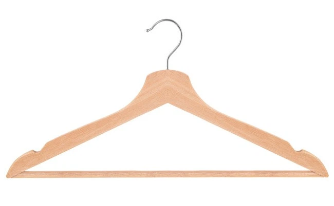Вішалки для одягу Springos HG0086 дерев'яні 30 шт Світло коричневі (5908455306744) - зображення 4