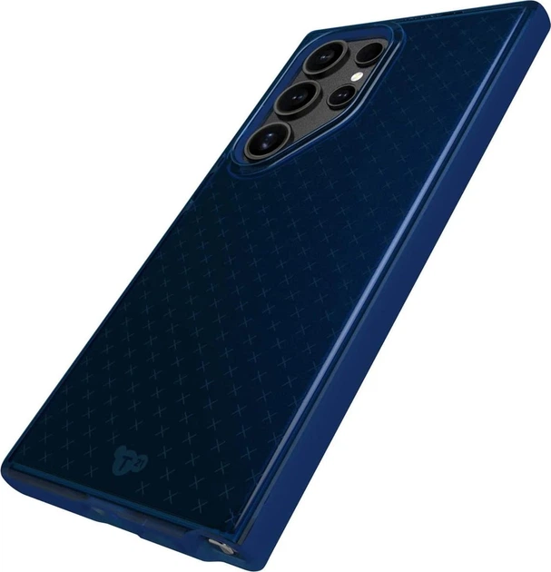 Чехол противоударный Tech21 Evo Check для Samsung Galaxy S24 Ultra (S928) Cobalt Blue T21-10681 - Фото 7 Чехол противоударный Tech21 Evo Check для Samsung Galaxy S24 Ultra (S928) Cobalt Blue T21-10681 - изображение 7