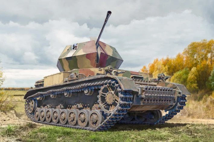 Збірна модель 1:35 самохідна зенітна установка Flakpanzer IV Ostwind Italeri 6594 - Фото 2 Збірна модель 1:35 самохідна зенітна установка Flakpanzer IV Ostwind Italeri 6594 - изображение 2