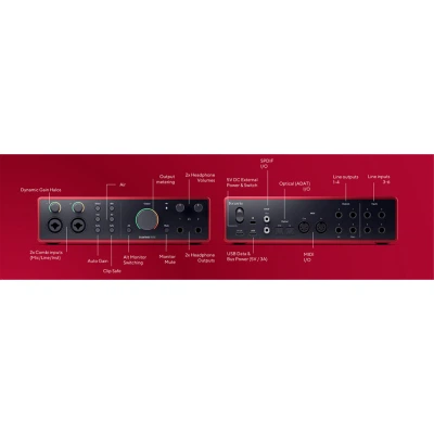 Аудіоінтерфейс Focusrite Scarlett 16i16 4th Gen (236532) - зображення 5