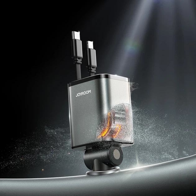 Ładowarka samochodowa JOYROOM JR-CCL05 30W Grey (6956116737917) - obraz 2