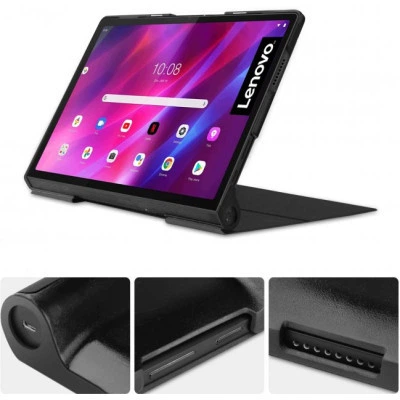 Чохол до планшета BeCover Smart Case Lenovo Yoga Tab 11 YT-706F Black (707287) - Фото 4 Чохол до планшета BeCover Smart Case Lenovo Yoga Tab 11 YT-706F Black (707287) - зображення 4