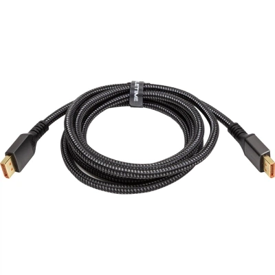 Кабель мультимедійний DisplayPort to DisplayPort 2.0m V2.1 Cabletime (CA914241) - Фото 2 Кабель мультимедійний DisplayPort to DisplayPort 2.0m V2.1 Cabletime (CA914241) - зображення 2