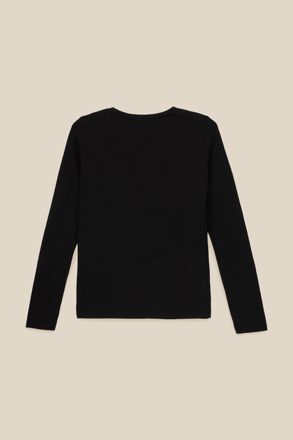 Лонгслив однотонный женский LAWA WBC02348 4XL Черный shop (2000999403934) - изображение 5