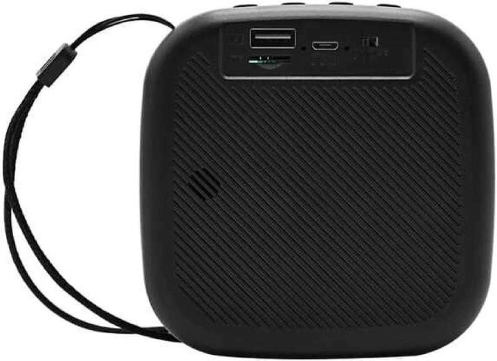 Колонка Bluetooth L011 портативная акустика с насыщенным звуком FM-радио и поддержкой USB microSD с RGB 5 Вт Черный - Фото 2 Колонка Bluetooth L011 портативная акустика с насыщенным звуком FM-радио и поддержкой USB microSD с RGB 5 Вт Черный - изображение 2