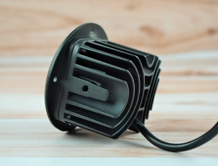 LED фара кругла лінзована 2 режими (2шт) 40W ближній + дальній 12-24V (⌀77мм) фари на трактор МТЗ - зображення 3