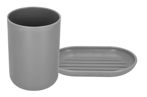 Набір аксесуарів для ванної кімнати SPRINGOS HA1112 6 в 1 сірий (5908455307352) - зображення 13