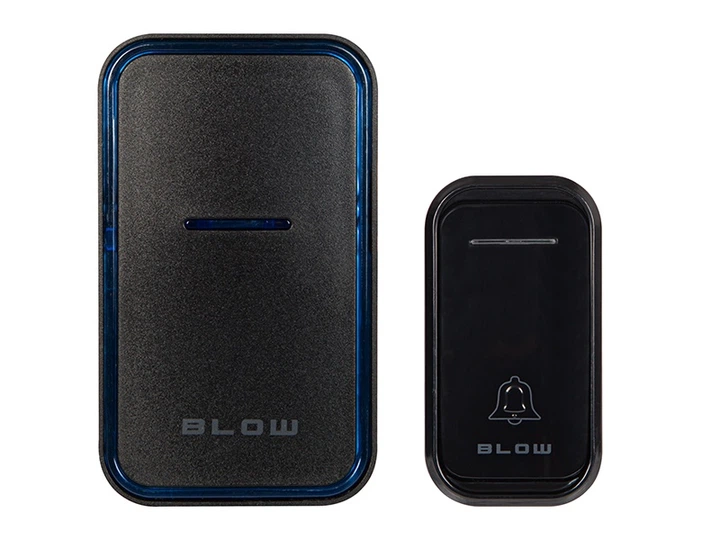 Бездротовий дверний дзвінок Blow 17-109 BP-11 Чорний (5900804146452) - зображення 2