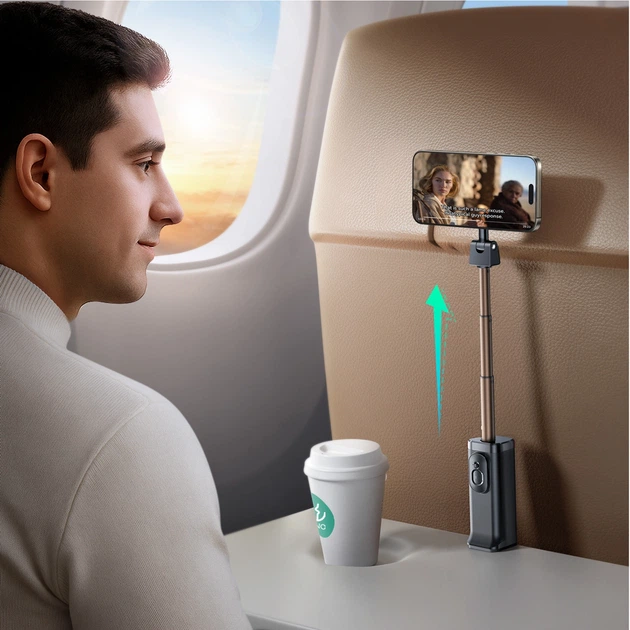  Selfie-tripod JOYROOM JR-ZS509 Black (6956116782320) - obraz 6