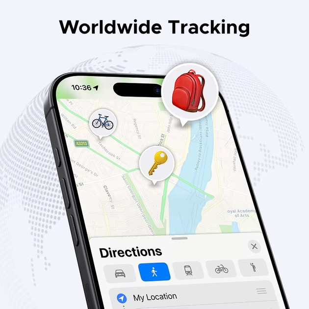 Смарт-трекер Ugreen CM816 Apple Find My Bluetooth 5.0 - зображення 3