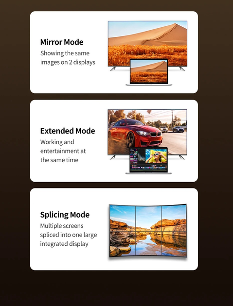 Кабель Ugreen HD171 HDMI V2.1 8K 60Hz 1m - Фото 4 Кабель Ugreen HD171 HDMI V2.1 8K 60Hz 1m - изображение 4