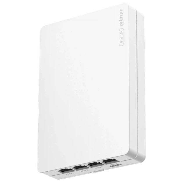 Точка доступа Ruijie Reyee RG-RAP62-Wall Wi-Fi 6 AX3000 двухдиапазонная - Фото 2 Точка доступа Ruijie Reyee RG-RAP62-Wall Wi-Fi 6 AX3000 двухдиапазонная - изображение 2