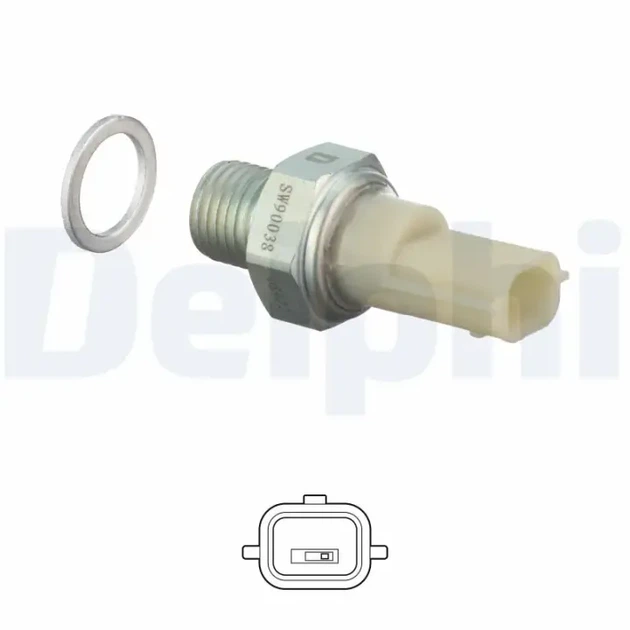 Датчик тиску оливи 0.6 BAR RENAULT 1.5DCI Delphi (SW90038) - Фото 1 Датчик тиску оливи 0.6 BAR RENAULT 1.5DCI Delphi (SW90038) - изображение 1