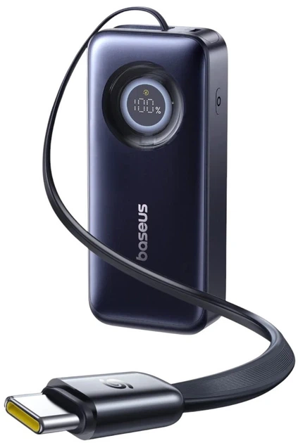 УМБ Baseus EnerCore 20000mAh 67W USB-C Black (E0027H00) - зображення 5