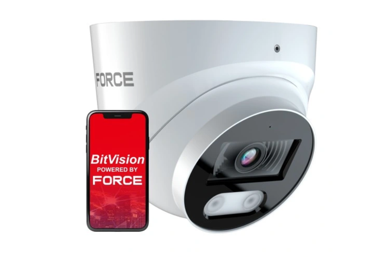IP купольна камера Force V-4025 4 Mpx Білий - зображення 2