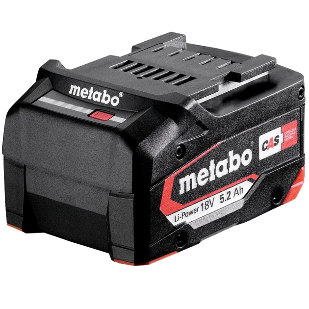 Акумулятор 18В Li-Power 5.2Аг Metabo (625028000) - Фото 1 Акумулятор 18В Li-Power 5.2Аг Metabo (625028000) - зображення 1