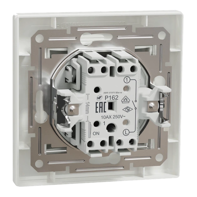 Вимикач 1-кл. білий Schneider Electric ASFORA EPH0100121 - зображення 2