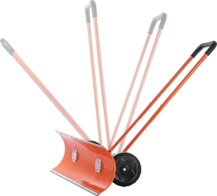 Скрепер для снігу на колесах Kadax Dunet K9117 125 см - зображення 2